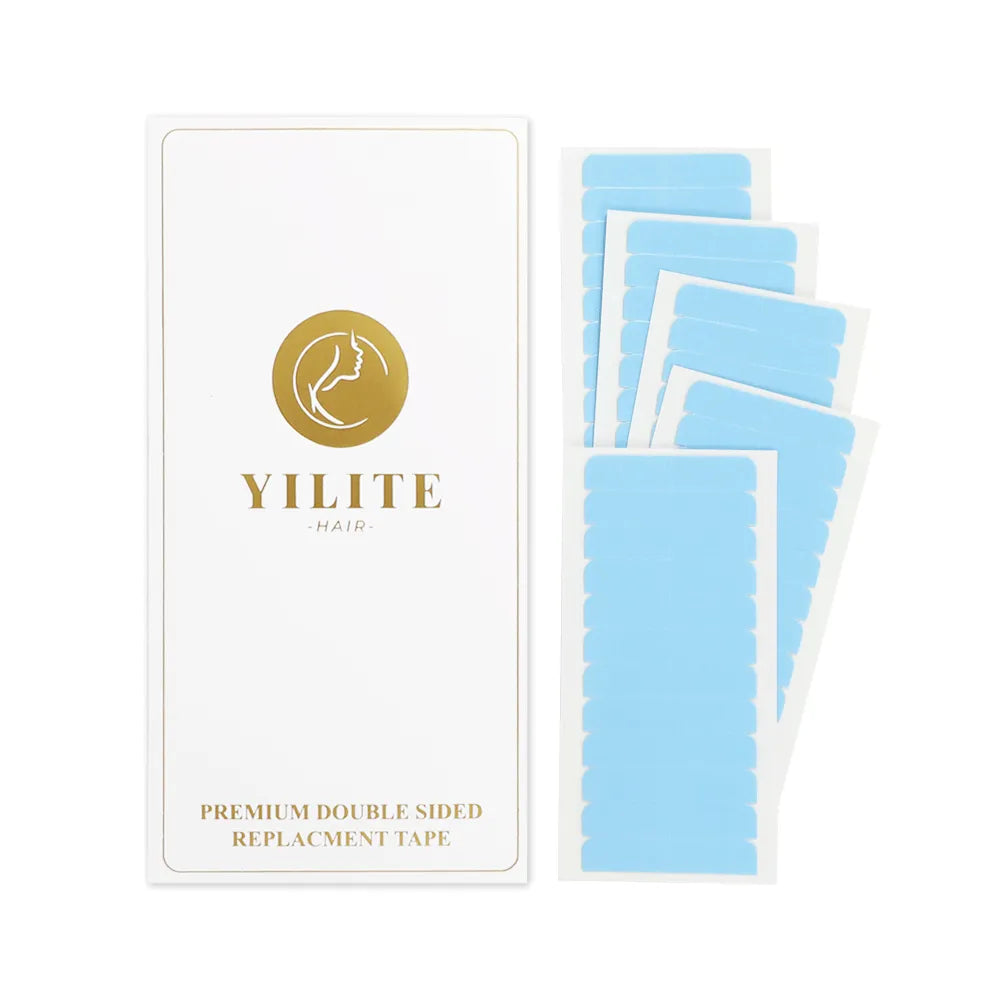 YiliteVip Replacement Tape for Hair Extensions Blue Tape