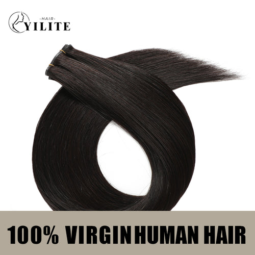 (#1B) Natural Black Genius Weft Virgin Human Hair