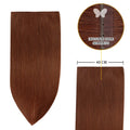 YiliteVip (#33) Dark Auburn Butterfly Weft Hair Extensions