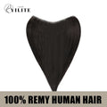 seamless hair patch virgin human hair (Natural Black)
