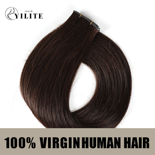 (#2) Darkest Brown Genius Weft Virgin Human Hair