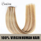 (#P18/613) Ash Blonde Highlights Genius Weft Virgin Human Hair