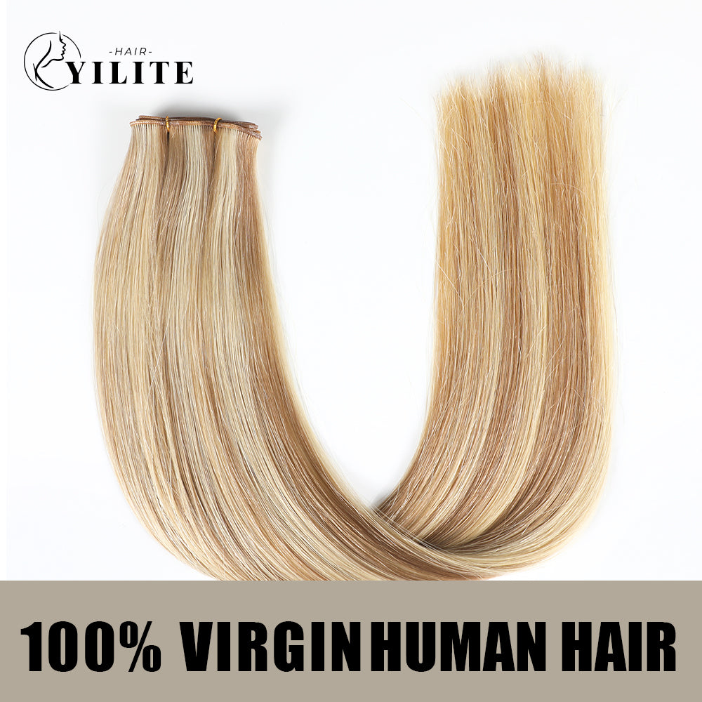 (#P18/613) Ash Blonde Highlights Genius Weft Virgin Human Hair
