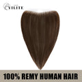 seamless hair patch virgin human hair (#2 Darkest Brown)