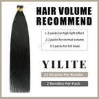 (#1) Jet Black I Tip Extensions with Hair Volume Recommend 