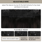 Details About the Flexible Hook Design in (#1B) and Replacement Wires in Various Sizes (S, M, L, XL)