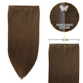 YiliteVip (#4) Chocolate Brown Butterfly Weft Hair Extensions
