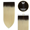 YiliteVip (#T2/60) Darkest Brown to Platinum Blonde Butterfly Weft Hair Extensions