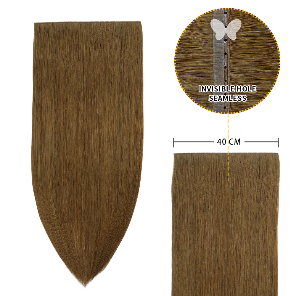 YiliteVip (#6) Chestnut Brown Butterfly Weft Hair Extensions