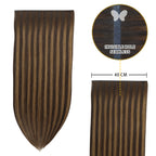 YiliteVip (#P2/6/T2) Darkest Brown Balayage Butterfly Weft Hair Extensions