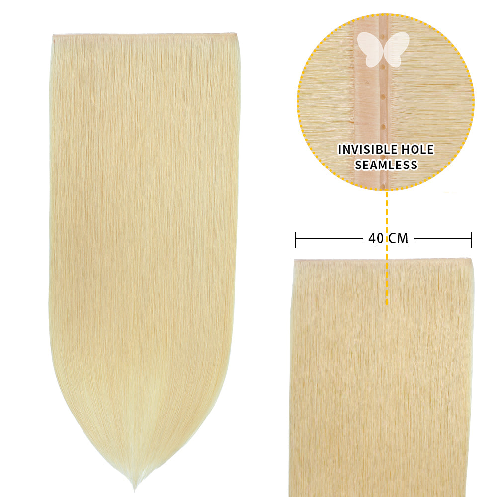YiliteVip (#613) Bleach Blonde Butterfly Weft Hair Extensions