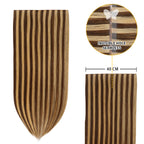 YiliteVip (#P4/27) Caramel Blonde Balayage Butterfly Weft Hair Extensions