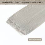 Silver Genius Weft with Thin Handmade Top and Full Thick Ends