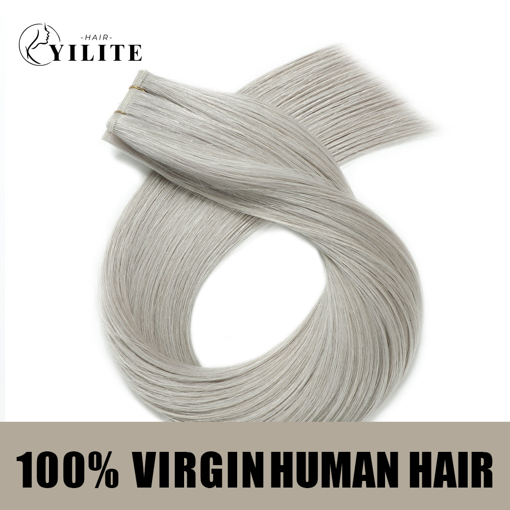 Silver Genius Weft Virgin Human Hair