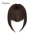 (#2) Darkest Brown Clip In Bangs Remy Human Hair