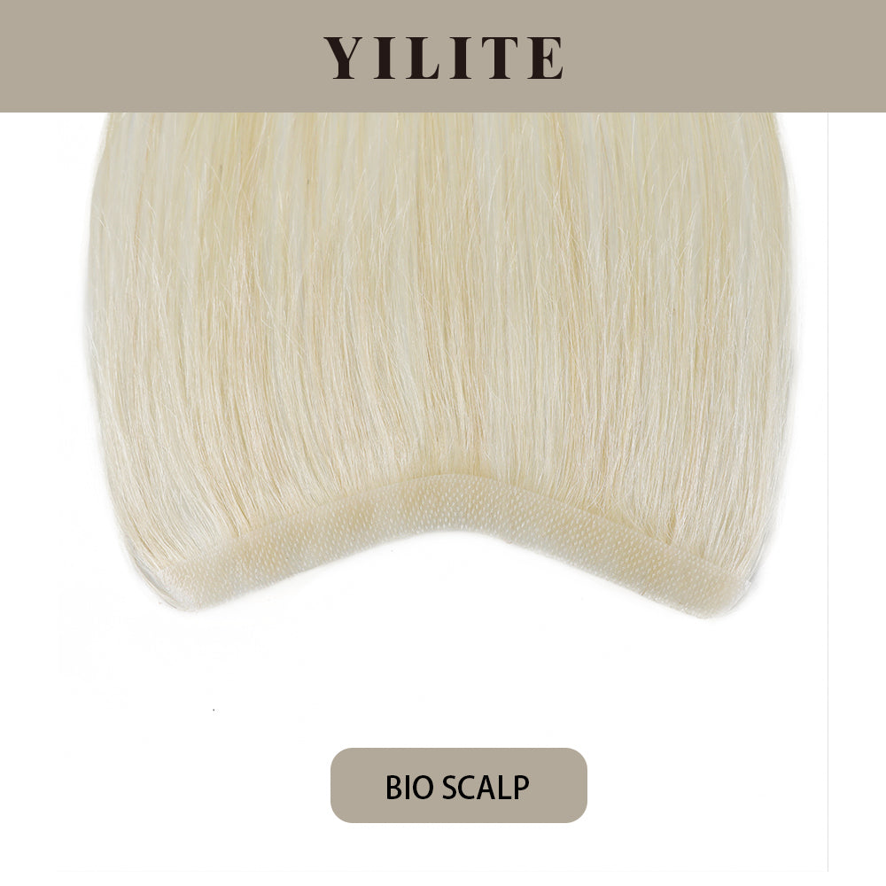 Bio Scalp invisible seamless hair patch with skin-like base (#60 platinum blonde)