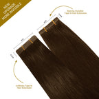 Comparison of Narrow Mini Tape In Hair Extensions vs Ordinary Tape In Extensions (#4) 