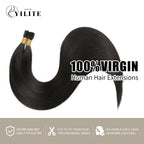 (#1B) Natural Black I Tip Extensions 100% Virgin Human Hair 