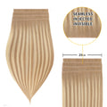 (#T18/18/613) Ash Blonde Balayage Tape Weft Hair Extensions 20CM 4Pcs