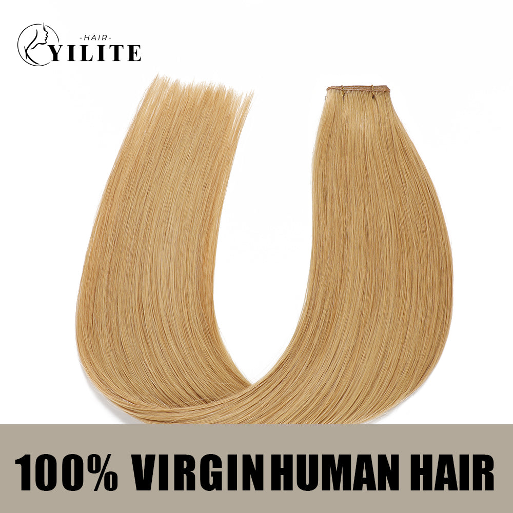 (#27) Strawberry Blonde Genius Weft Virgin Human Hair