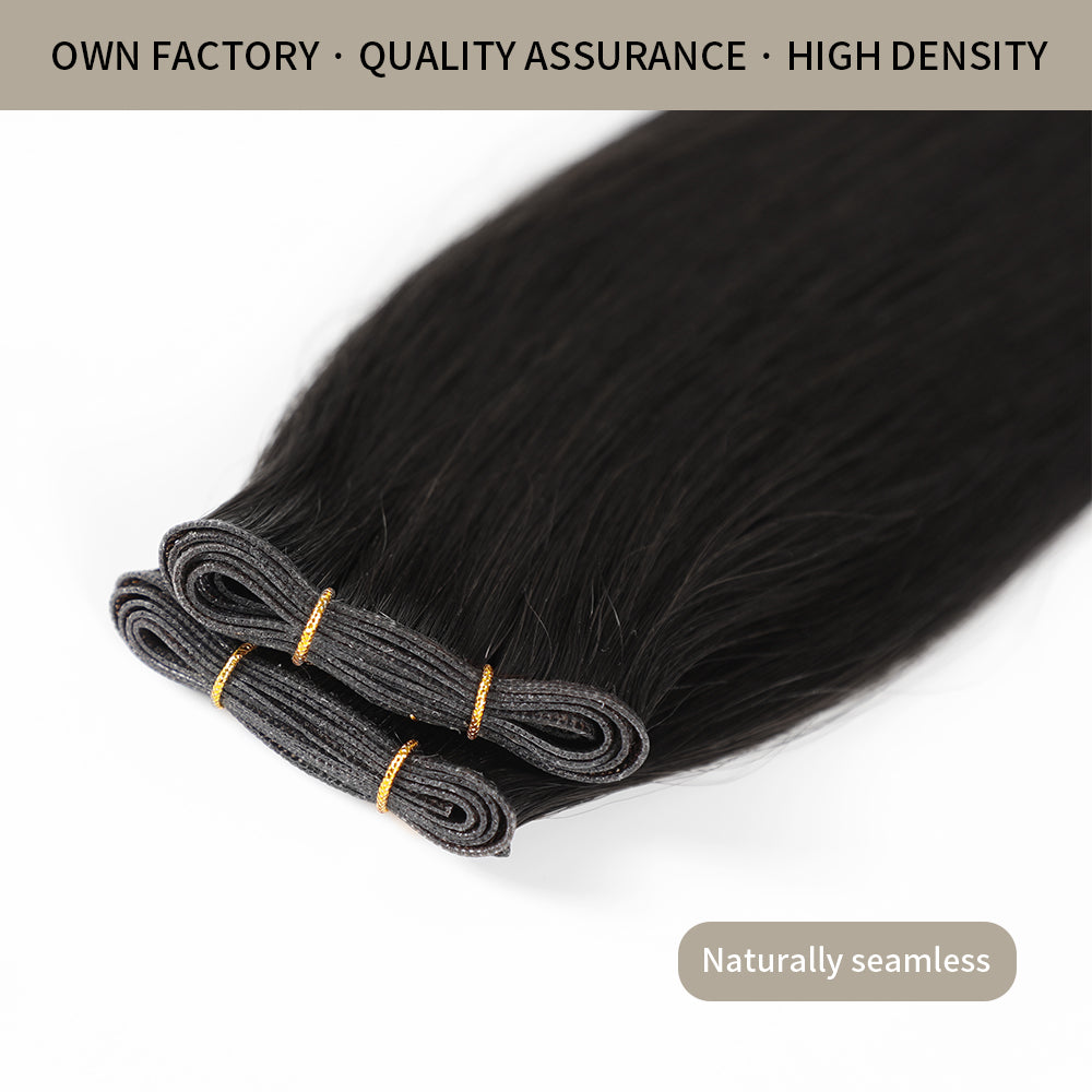 (#1) Jet Black Genius Weft