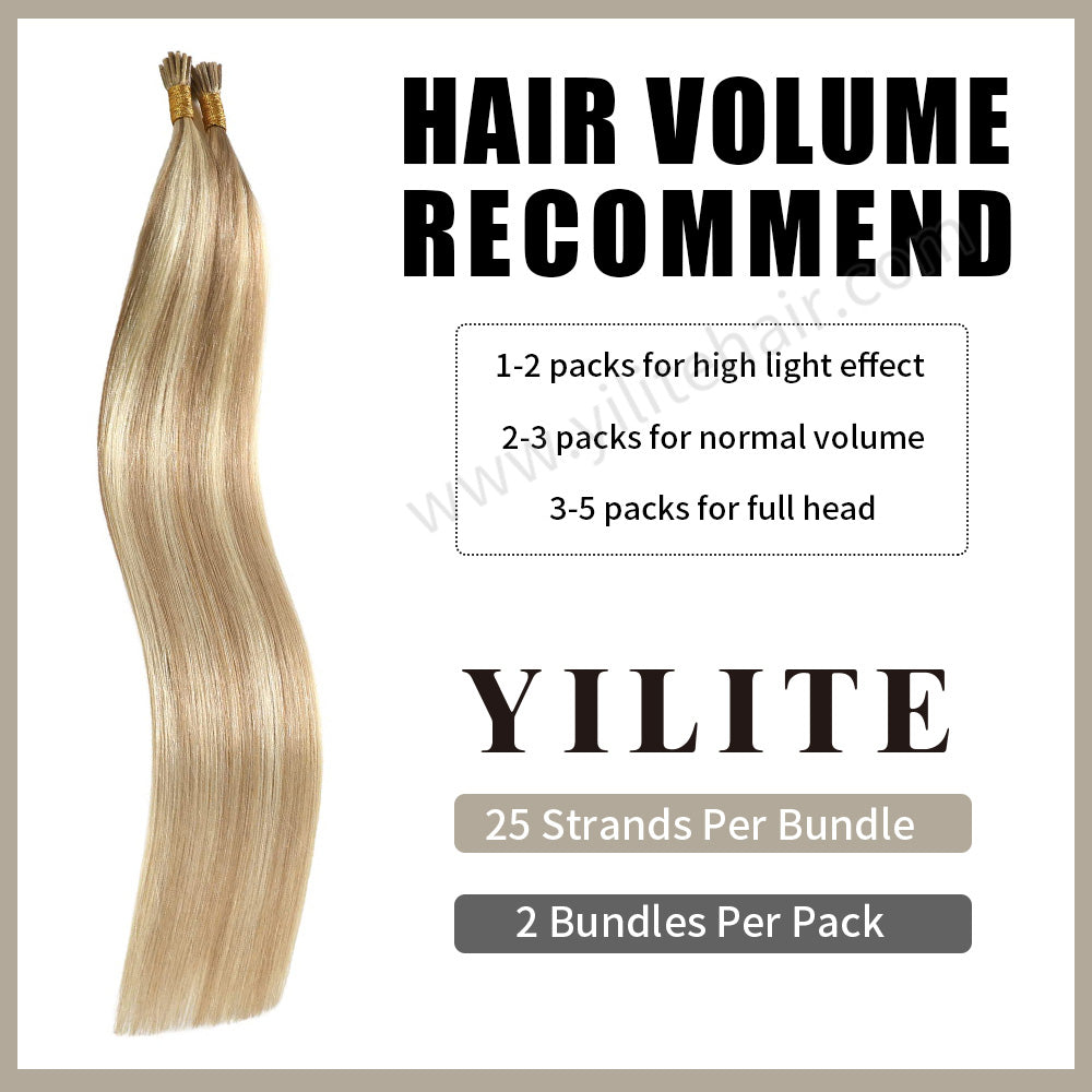 (#P18/613) Ash Blonde Highlights I Tip Extensions with Hair Volume Recommend 