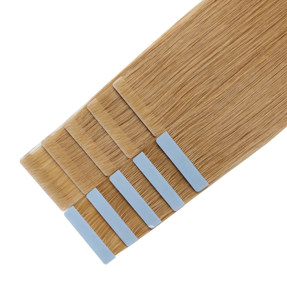 YiliteVip (#27) Strawberry Blonde Invisible Tape In Extensions 20Pcs