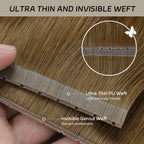 YiliteVip (#6) Chestnut Brown Butterfly Weft Hair Extensions