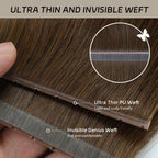 YiliteVip (#4) Chocolate Brown Butterfly Weft Hair Extensions