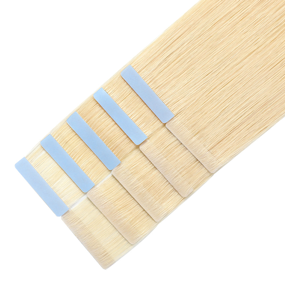 YiliteVip (#613) Bleach Blonde Invisible Tape In Extensions 20Pcs