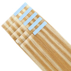 YiliteVip (#P27/613) Strawberry Blonde Bleach Blonde Invisible Tape In Extensions 20Pcs