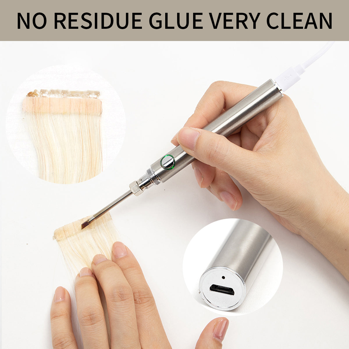 YiliteVip Electric Heated Tape Remover For Hair Extensions