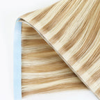 Zoomed View of (#P18/613) Ash Blonde Highlights Tape Weft Hair Extensions