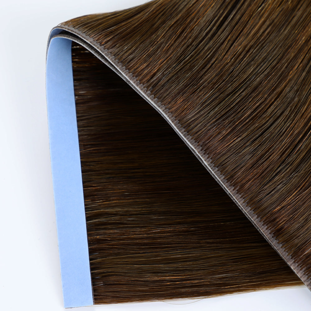 YiliteVip (#P6/613/T4) Brown to Blonde Balayage Tape Weft Hair Extensions