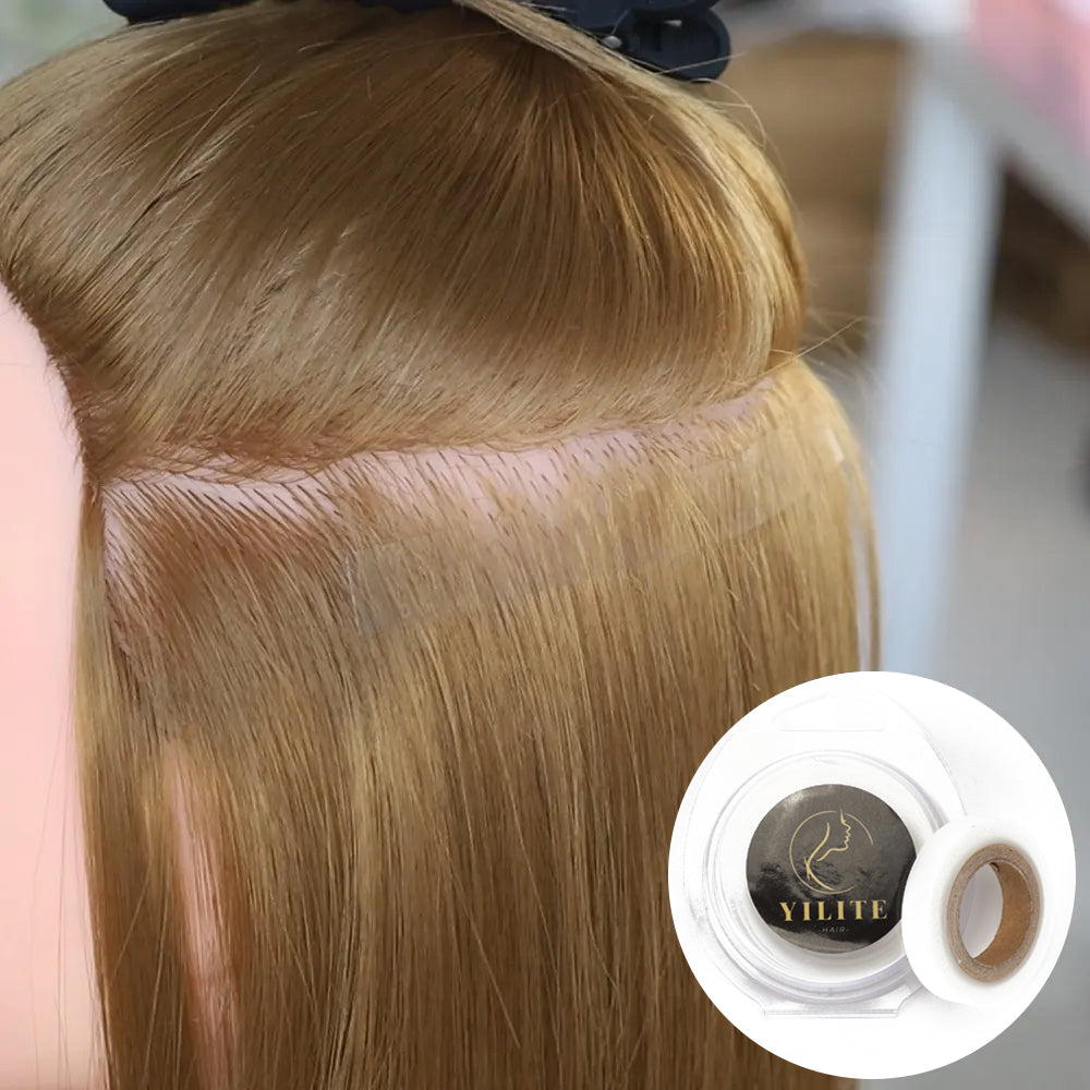 YiliteVip Single Sided Invisible Replacement Tape for Tape In Hair Extensions (1PC/274 x 0.8 cm/108 x 0.3 Inch)