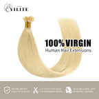 (#613) Bleach Blonde U Tip Hair Extensions 100% Virgin Human Hair 