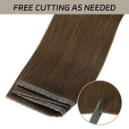 YiliteVip (#4) Chocolate Brown Butterfly Weft Hair Extensions