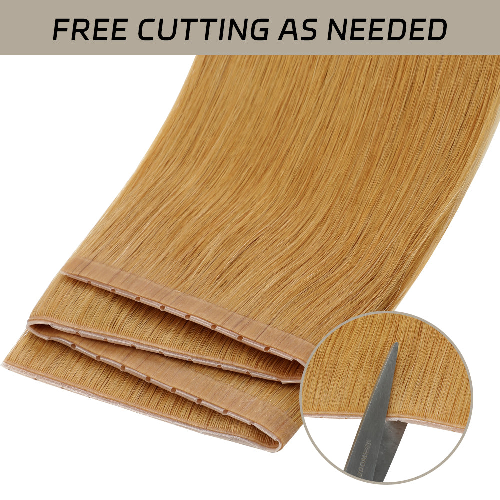 YiliteVip (#27) Strawberry Blonde Butterfly Weft Hair Extensions