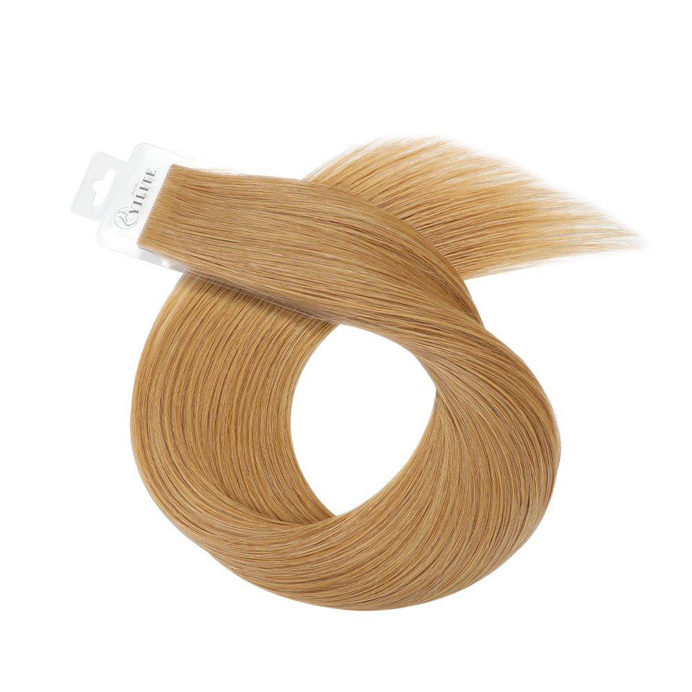 YiliteVip (#27) Strawberry Blonde Invisible Tape In Extensions 20Pcs