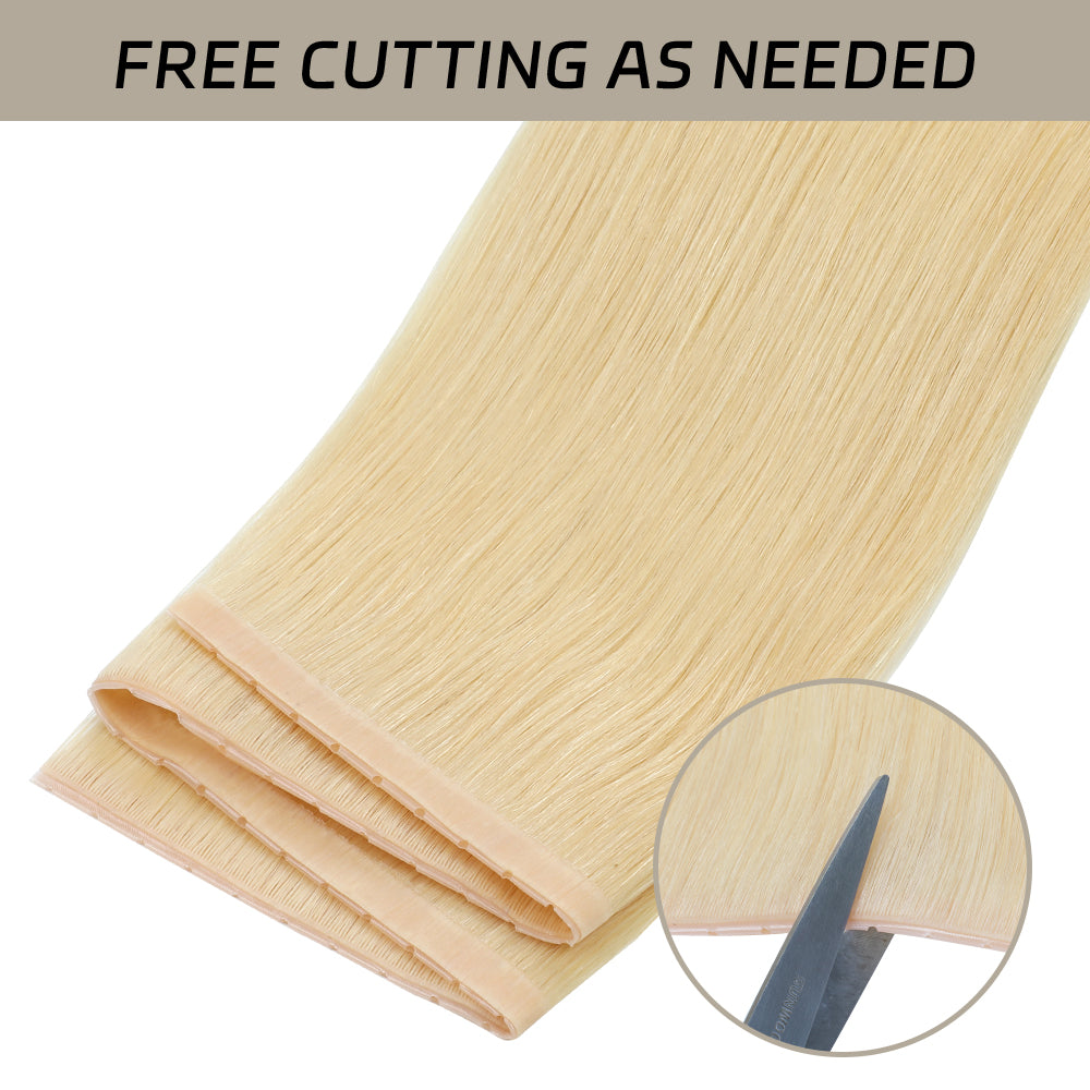 YiliteVip (#613) Bleach Blonde Butterfly Weft Hair Extensions