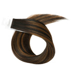 YiliteVip (#P1B/6/T1B) Natural Black Balayage Invisible Tape In Extensions 20Pcs