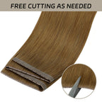YiliteVip (#6) Chestnut Brown Butterfly Weft Hair Extensions