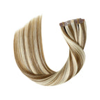 YiliteVip (#P6/613) Chestnut Brown Balayage Seamless Clip Ins 7Pcs