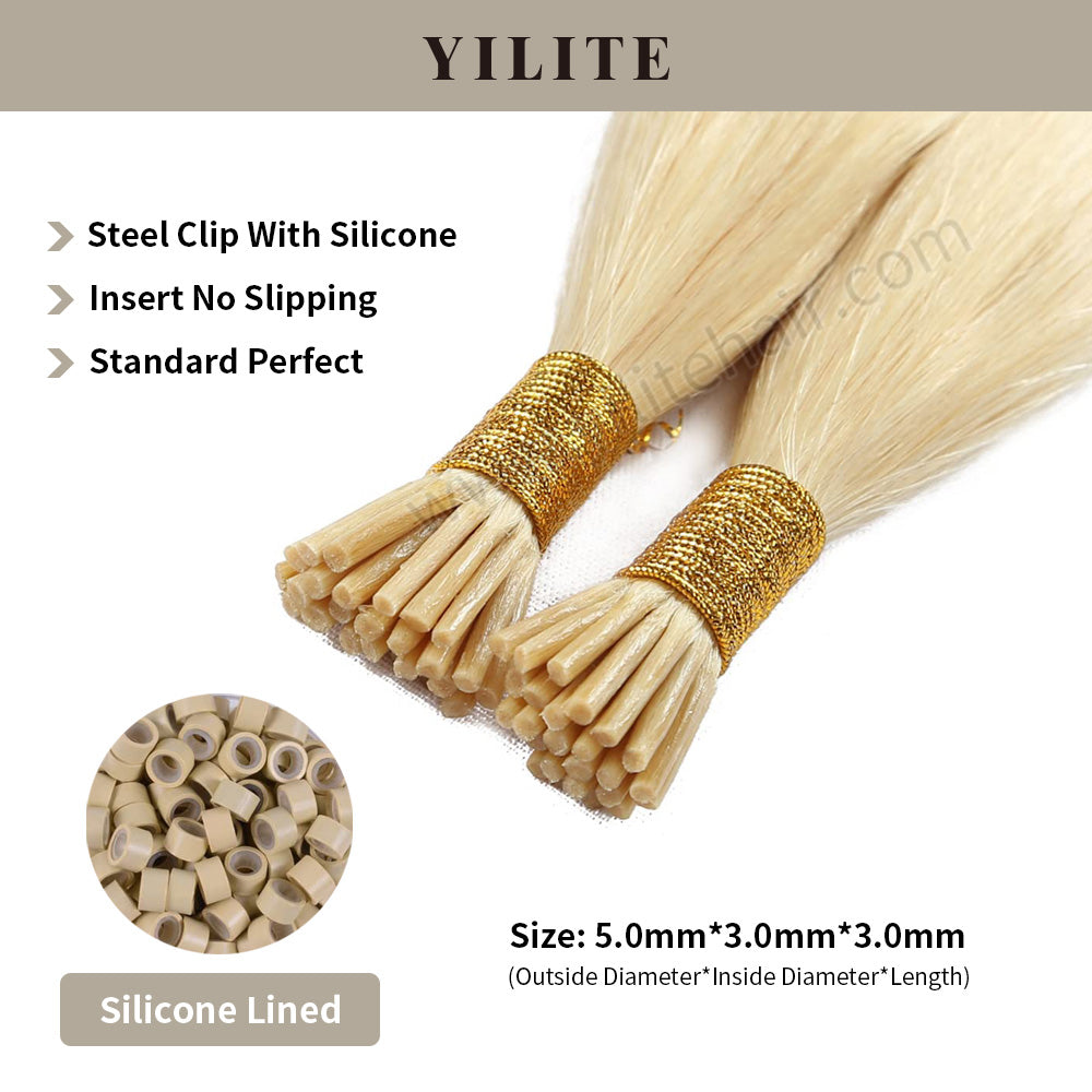 YiliteVip (#60) Platinum Blonde I Tip Extensions