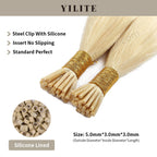 YiliteVip (#60) Platinum Blonde I Tip Extensions