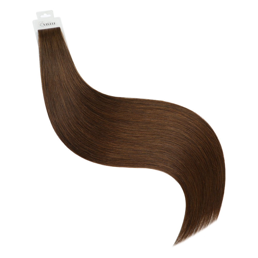 YiliteVip (#4) Chocolate Brown Invisible Tape In Extensions 20Pcs