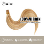 (#P27/613) Strawberry Blonde Bleach Blonde I Tip Extensions 100% Virgin Human Hair 