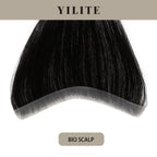Bio Scalp invisible seamless hair patch  with skin-like base (#1 ) Jet Black 