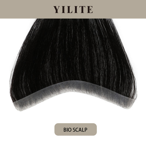 Bio Scalp invisible seamless hair patch  with skin-like base (#1 ) Jet Black 