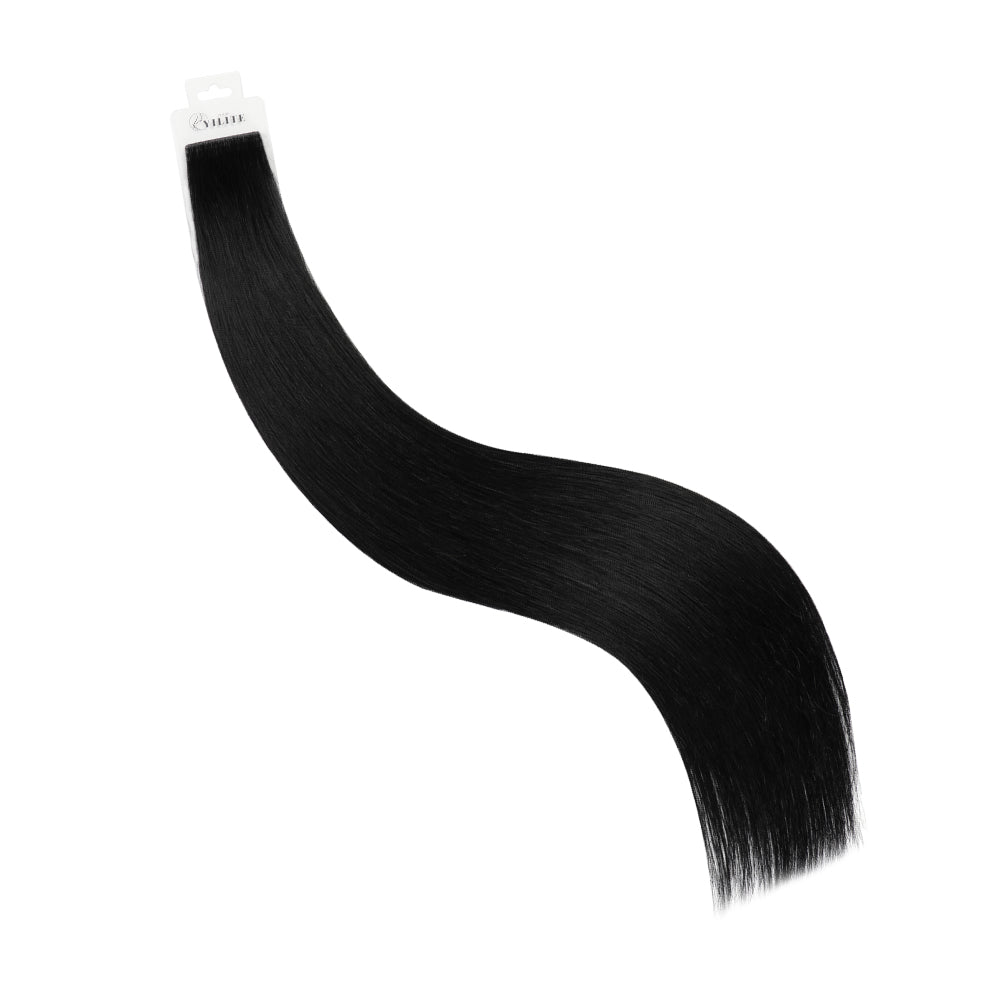 YiliteVip (#1) Jet Black Invisible Tape In Extensions 20Pcs